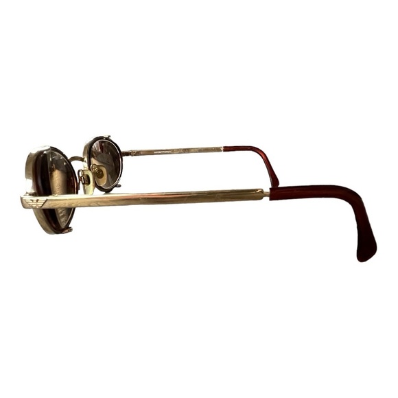 Emporio Armani Vintage Glasses W/Rx Lenses Gold Tortoise - Picture 3 of 7